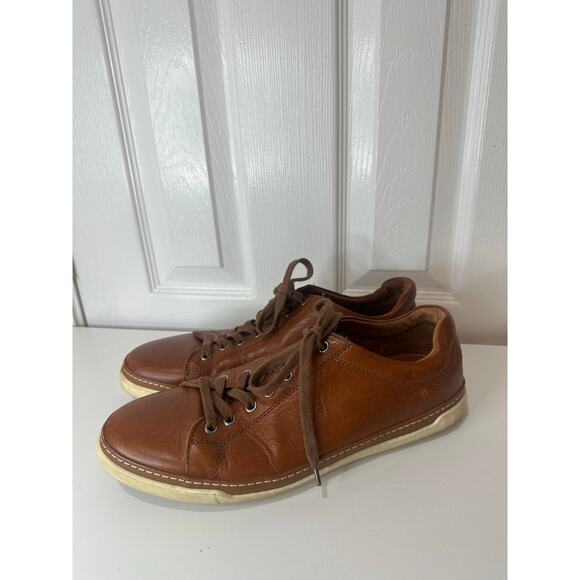 Allen Edmonds Porter City Sneakers Mens Sz 10.5E Brown Leather Shoes - Picture 4 of 8